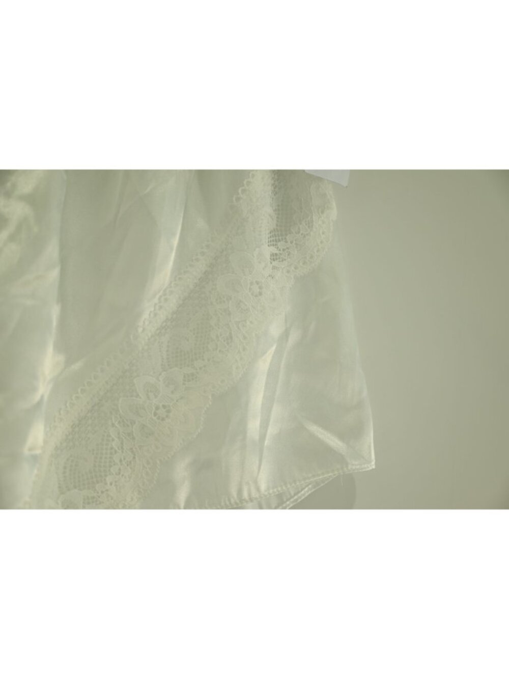 NWT Linea Donatella Sz S Ivory Satin Lace Sleep Shorts Pajama Lingerie RYL041 - Picture 4 of 5